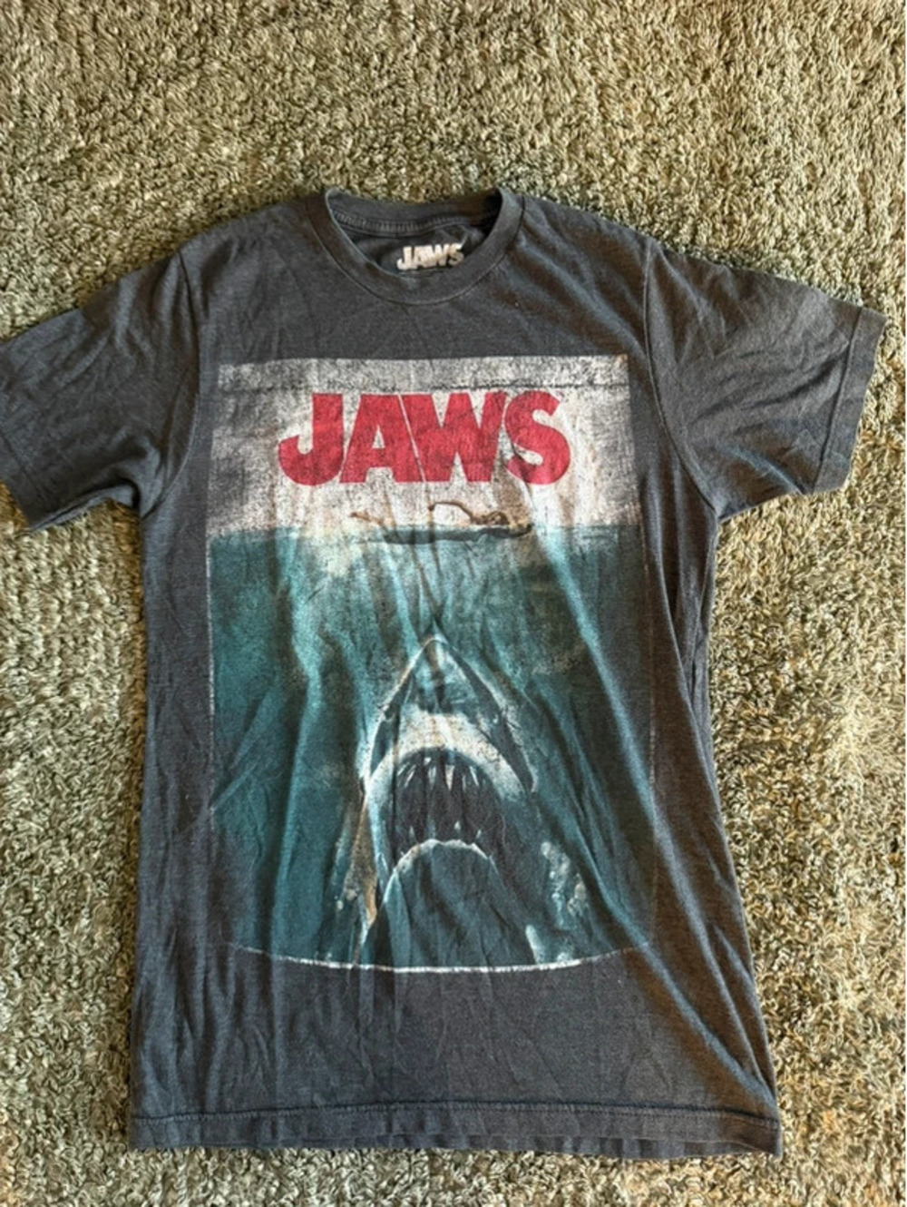 Jaws Movie Poster Graphic T-Shirt Small